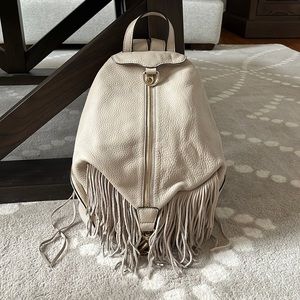 Rebecca Minkoff Julian Leather Fringe Backpack